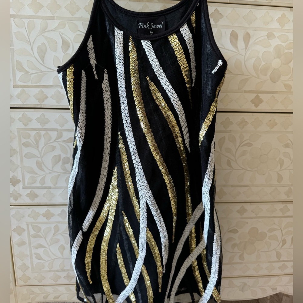 Flowers By Zoe - girls Sequin dress - 4